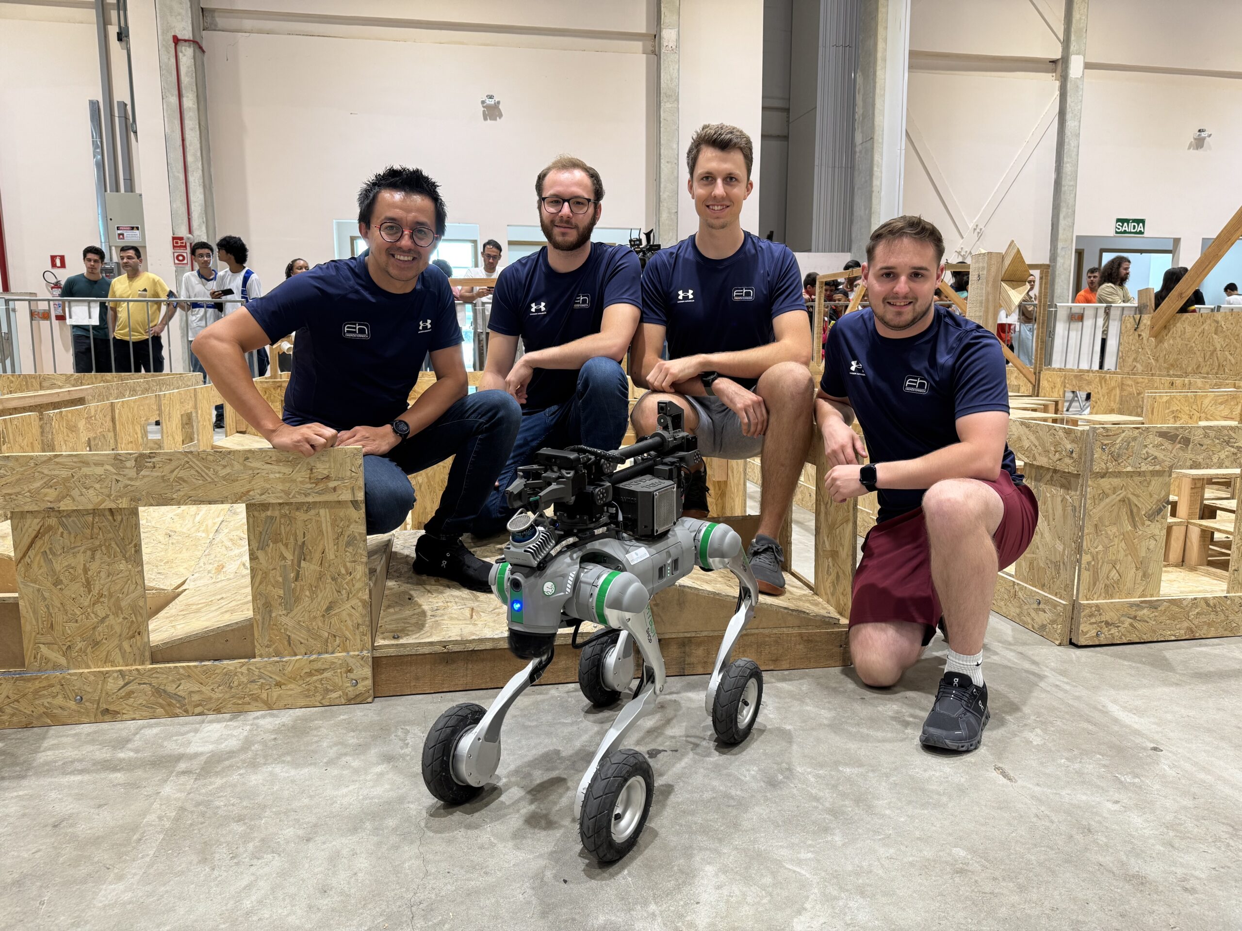 Das Siegerteam Dynamics: Raimund Edlinger, Benedikt Mayrhofer, Markus Ertl, David Oberngruber © FH OÖ