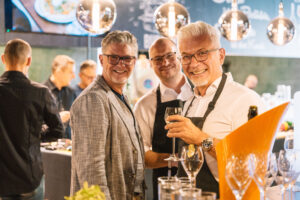 KitchenTalk: Kajetan Bergles (Managing Partner & ILS Projectlead), Mag. Jürgen Steinbichler (Head of Sales, Sick), Mag. Davor Sertic (Wirtschaftskammer Wien - Obmann Transport und Logistik) © ILS2025