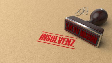Stempel mit Insolvenz. © style-photography iStock Getty Images Plus