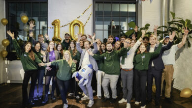 Feierte zehn Jahre Innovationsförderung: Das Team des WU Entrepreneurship Center ©Alexander Kagan