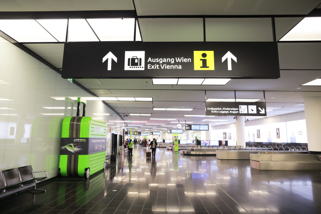 Flughafen Wien Gepäckhalle