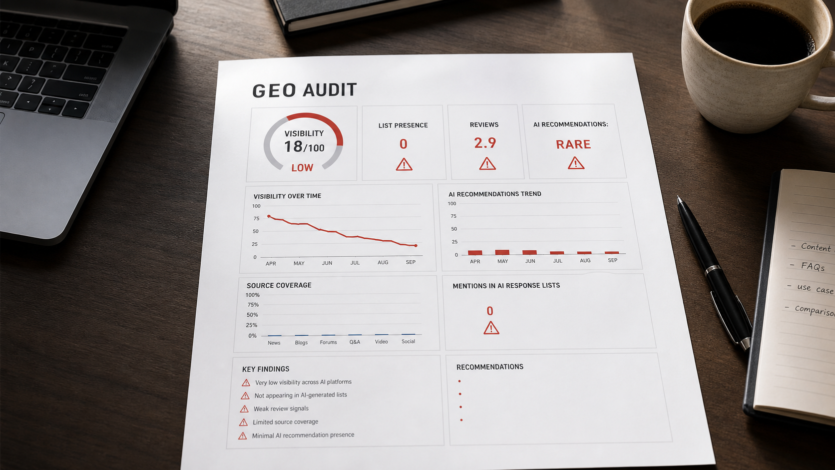 Der GEO-Audit-Irrtum